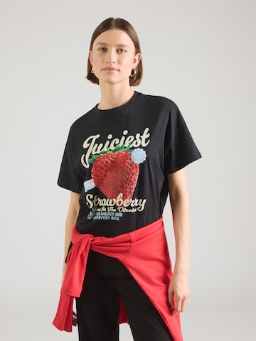 QS T-Shirt in Schwarz: Vorderseite