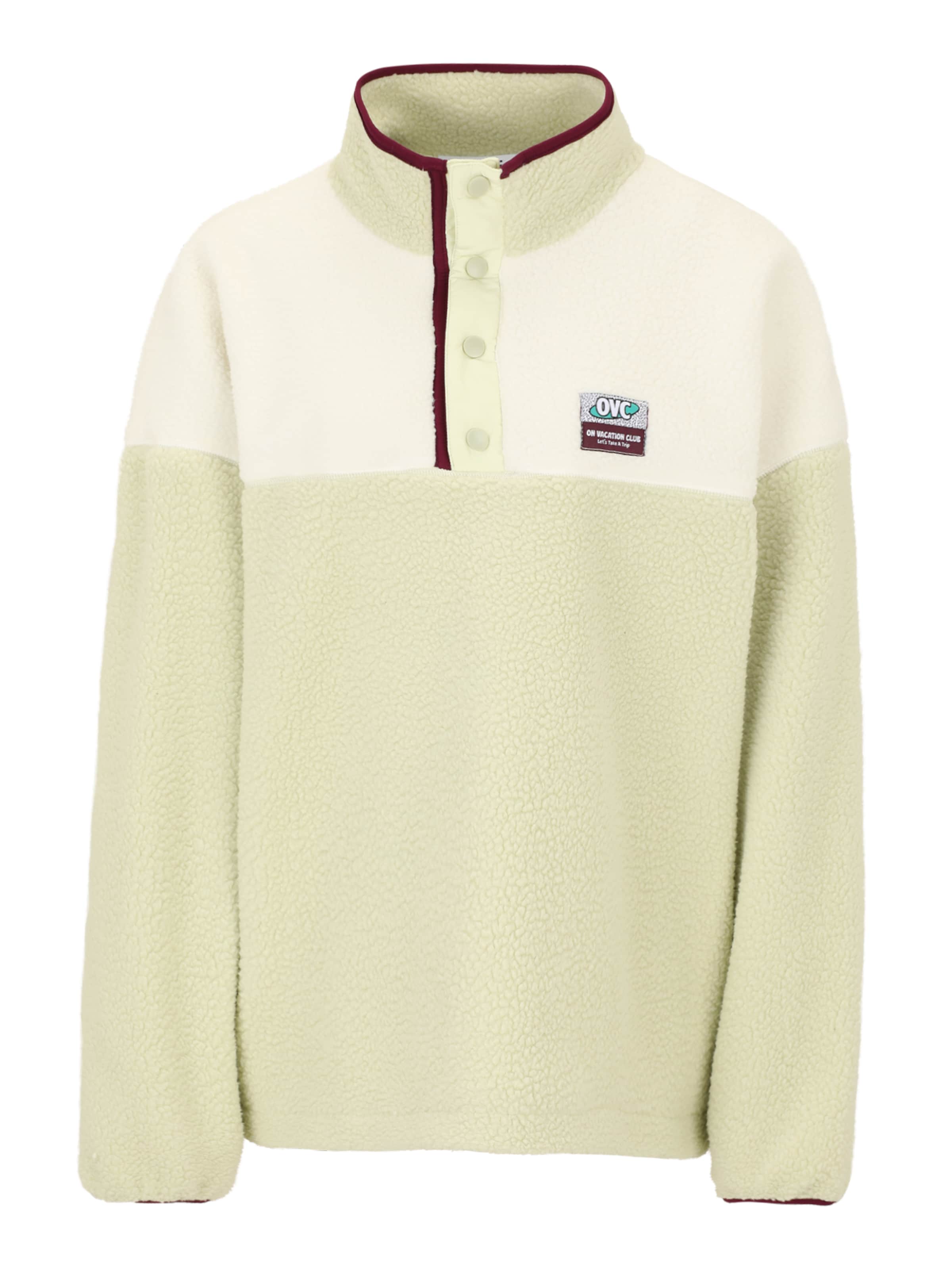 On Vacation Sweater 'Wanderlust' in Green: front