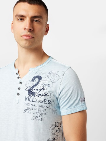 CAMP DAVID T-Shirt 'Cinque Terre' in Blau