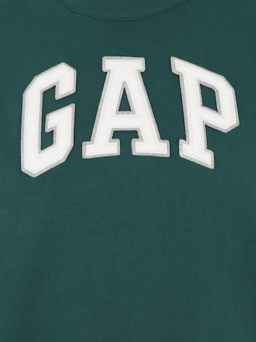 Gap Petite Sweatshirt 'HERITAGE' in Green