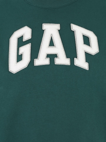 zaļš Gap Petite Sportisks džemperis 'HERITAGE'
