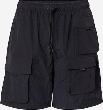 Nike Sportswear Свободный крой Брюки-карго в Черный: спереди