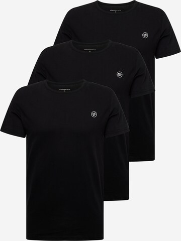 T-Shirt AÉROPOSTALE en noir : devant