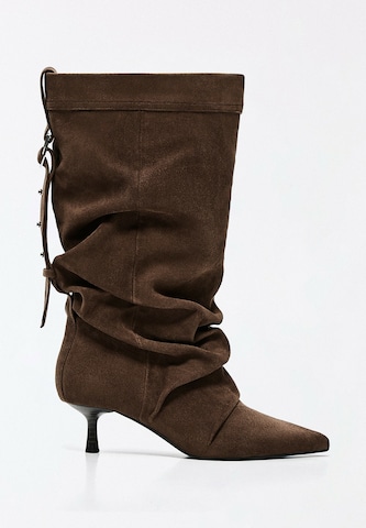 Bottines Bershka en marron