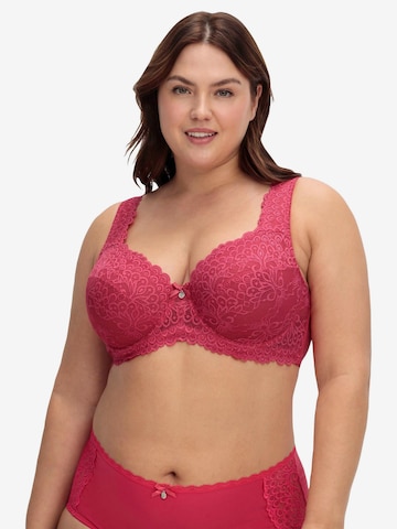 SHEEGO Bra in Red: front
