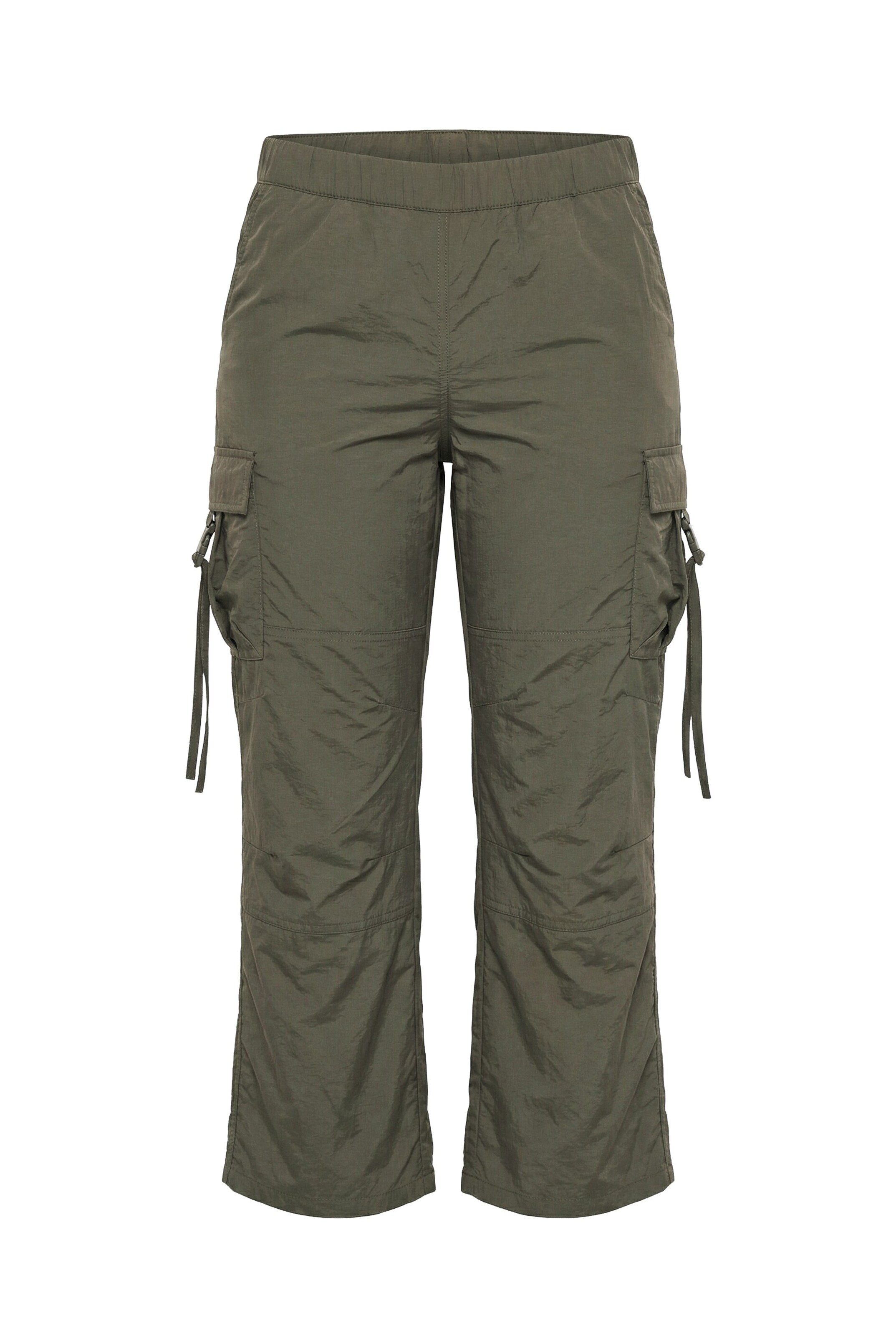 Ulla Popken Cargo trousers in Green: front