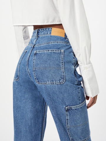 Monki Regular Jeans i blå