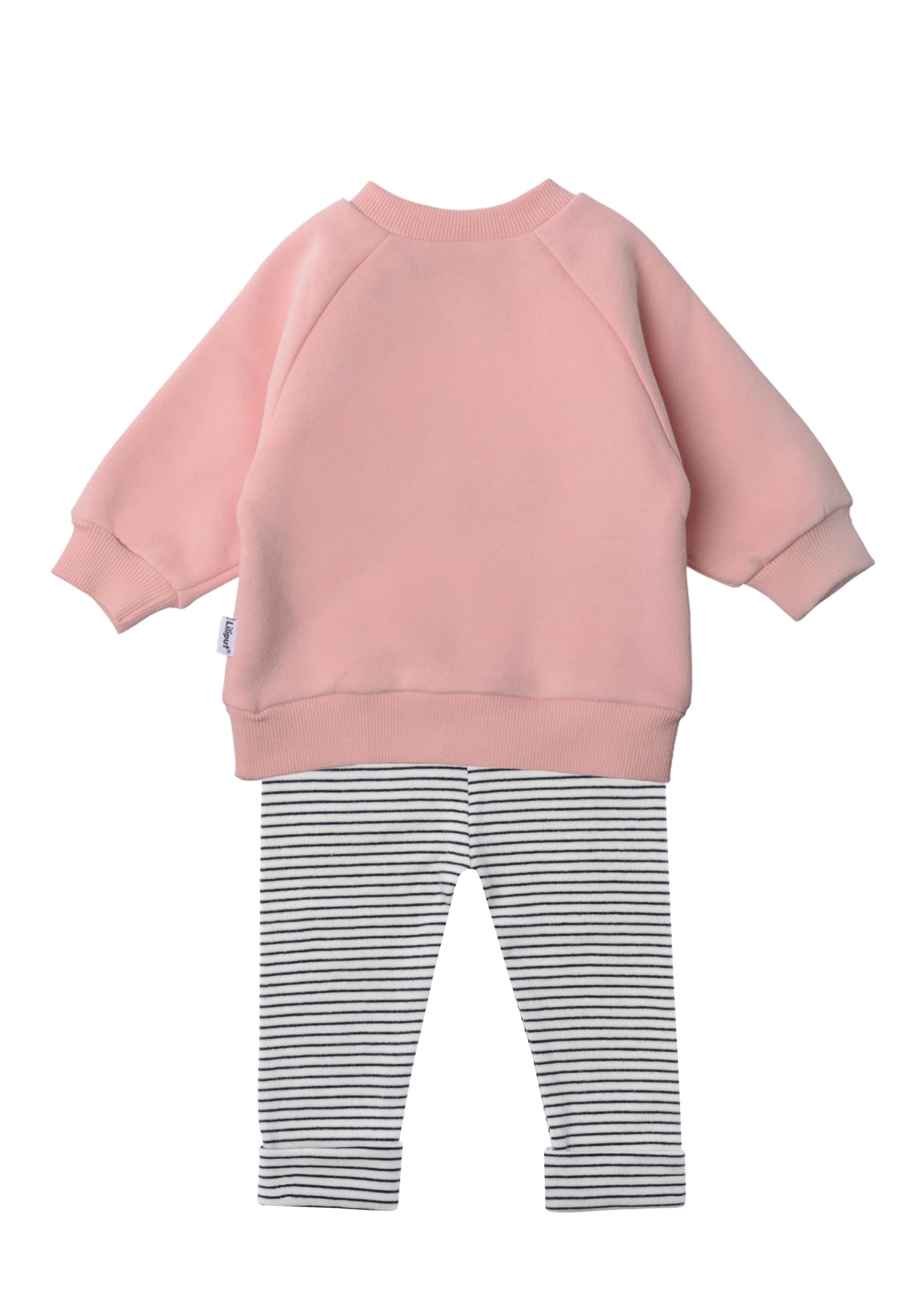 LILIPUT Sweatshirt und Leggings 'Herz' in Pink