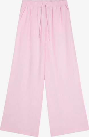 Bershka Kalhoty – bílá: přední strana