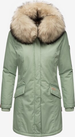 NAVAHOO Χειμερινό παλτό 'Cristal' σε πράσινο