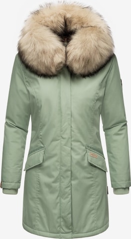 NAVAHOO Winter Coat 'Cristal' in Green