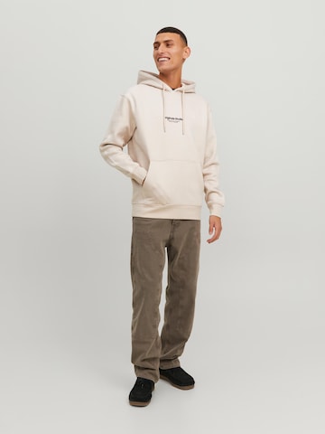 JACK & JONES Sweatshirt 'Vesterbro' in Beige