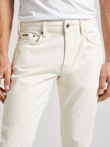 Effilé Jean Pepe Jeans en blanc