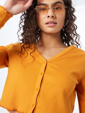 Noisy may Knit cardigan 'DRAKEY' in Orange