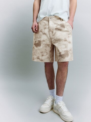 Bershka Baggy Farmer - szürke: elől