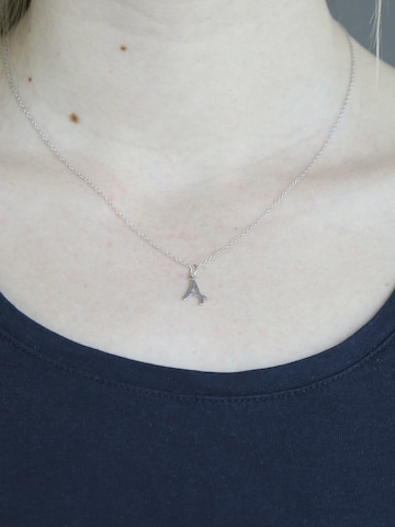 Lucardi Pendant in Silver: front