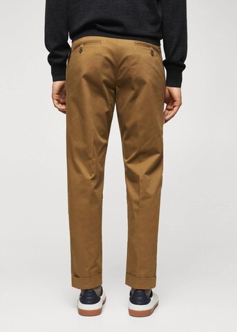 MANGO MAN Regular Chino Pants 'arthur' in Brown