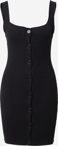 GLAMOROUS Knitted dress in Black: front