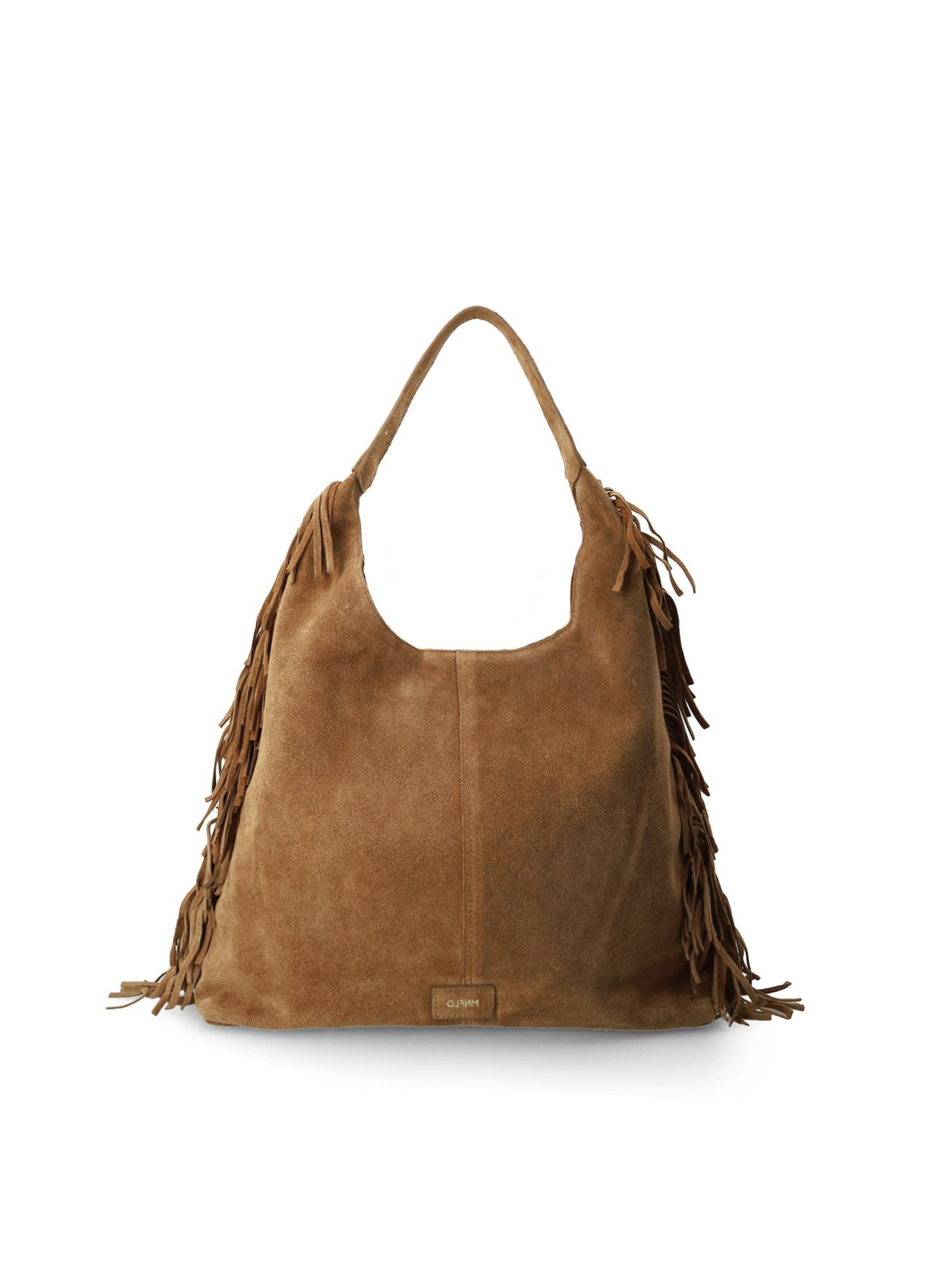 MANFIELD Umhängetasche in cognac, Produktansicht