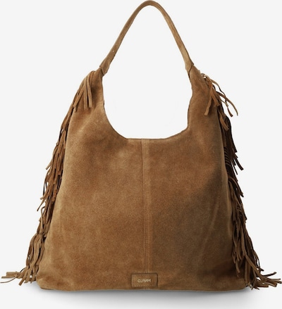 MANFIELD Umhängetasche in cognac, Produktansicht