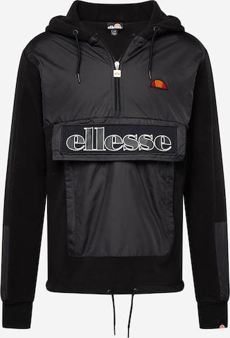 ELLESSETehnička jakna 'Legno' - crna boja: prednji dio