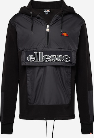 ELLESSE Functionele jas 'Legno' in Zwart: voorkant