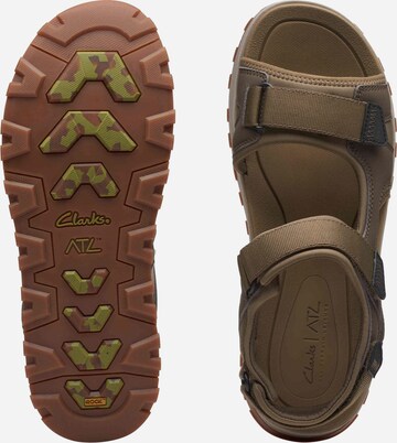 CLARKS Hiking Sandals in Green