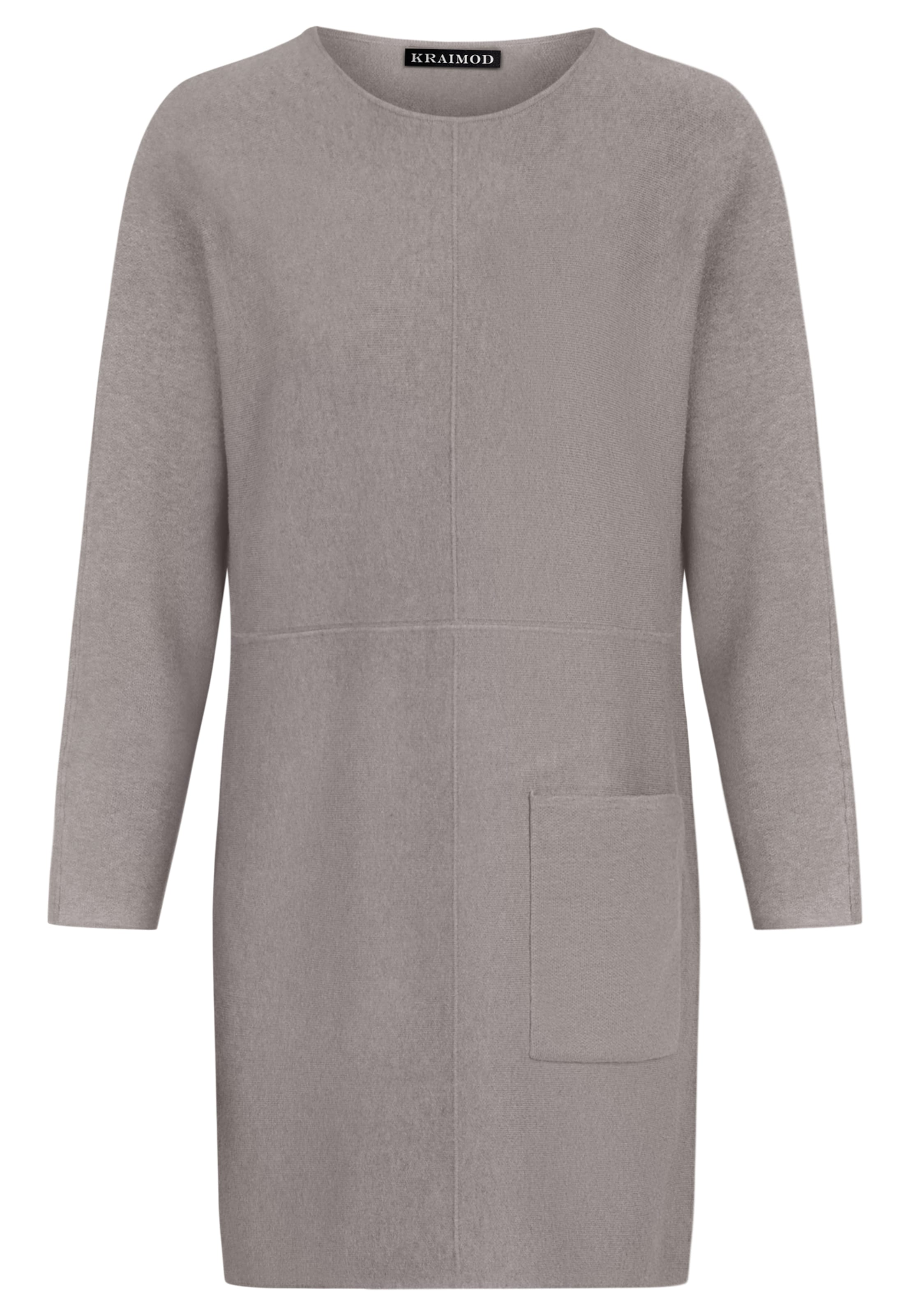 Kraimod Πλεκτό φόρεμα σε γκρι: μπροστά