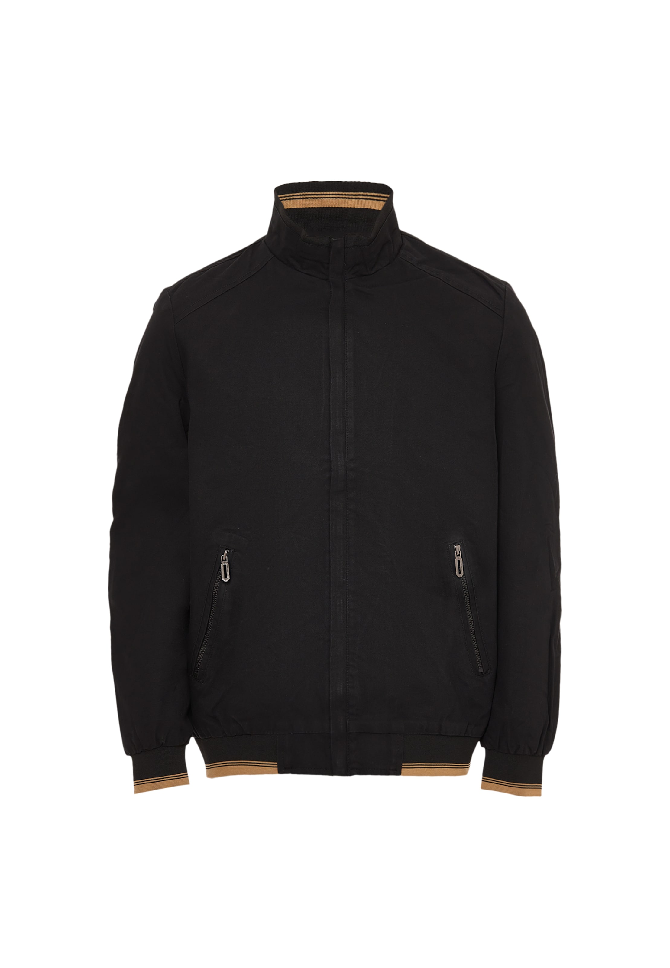 HOBUS Tussenjas in Zwart: voorkant