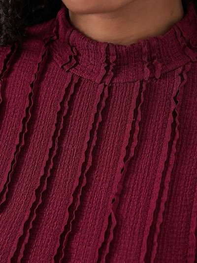 Bigdart Blusa em borgonha, Vista do artigo