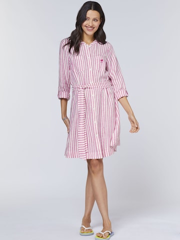 Polo Sylt Shirt Dress in Pink: front