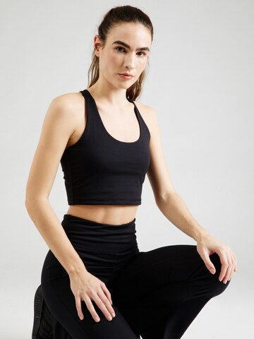 DKNY Performance Bustier Biustonosz sportowy 'BALANCE' w kolorze czarny: przód