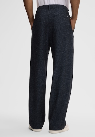 STRELLSON Wide Leg Hose 'Ludo' in Blau