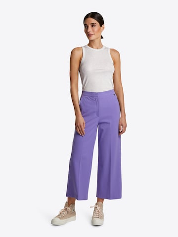 Rich & Royal Široke hlačnice Hlače na rob | vijolična barva