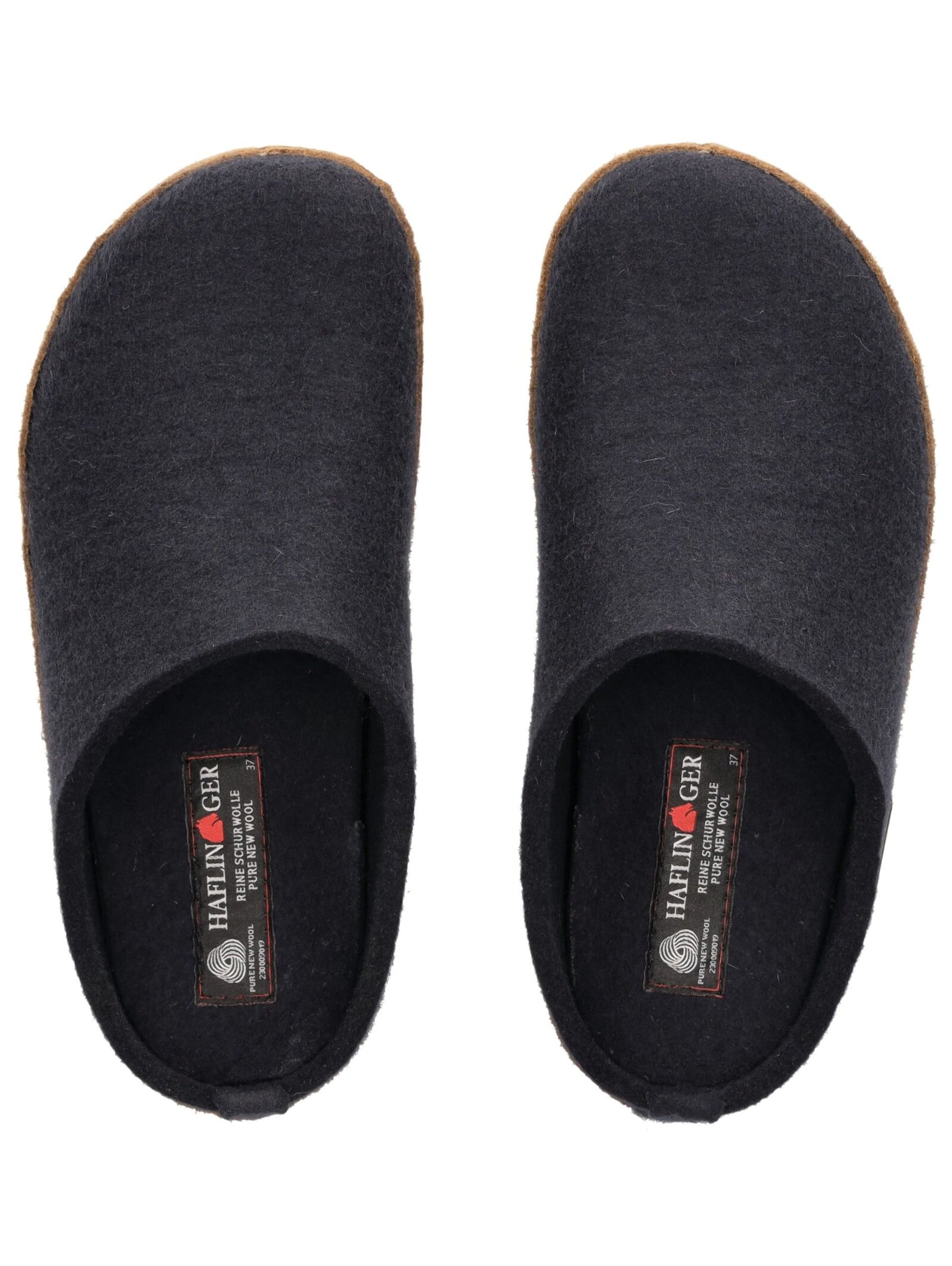 HAFLINGER Hausschuh 'Emil's Toffel' in Blau