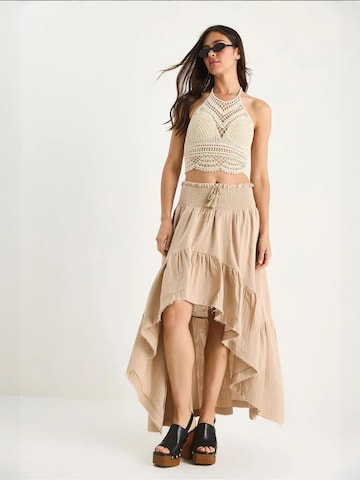 Bianco Lucci - Saia em bege