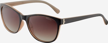 melns Polaroid Saulesbrilles: no priekšpuses