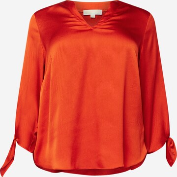 Michael Kors Plus Blouse in Rood: voorkant