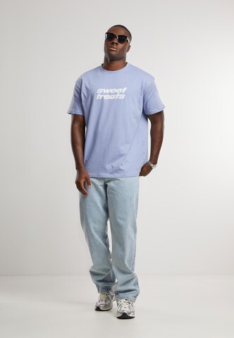 Mister Tee Shirt 'Candy Loving' in Blauw