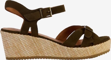 Emilie Karston - Sandalias en verde: frente