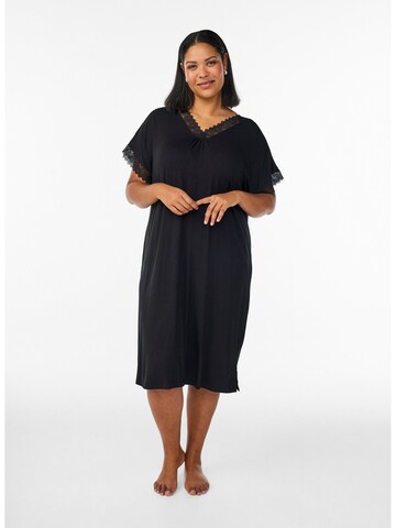 Camicia da notte 'Mhali' di Zizzi in nero