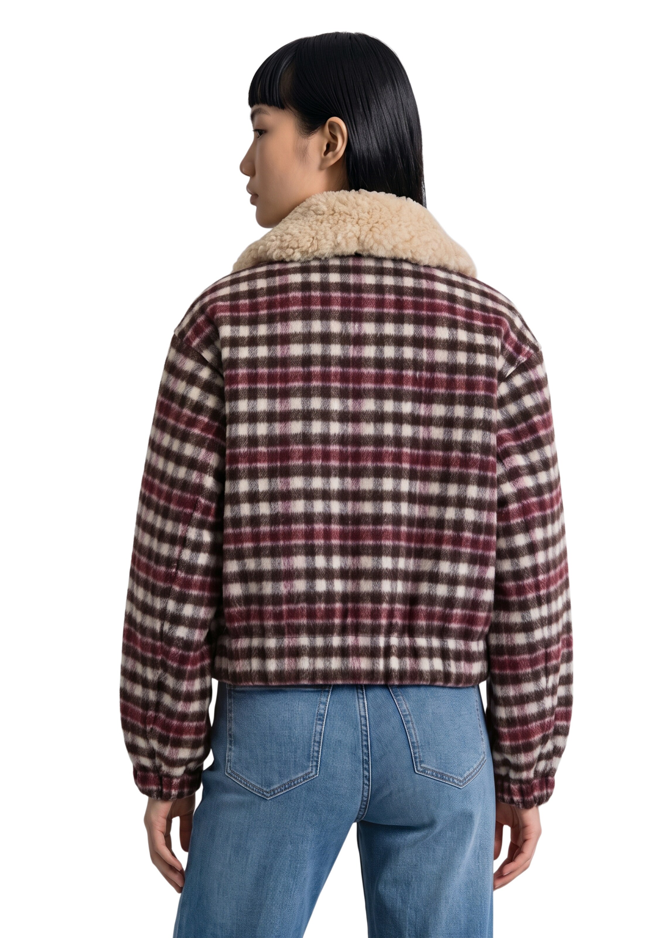 Marc O'Polo DENIM Between-season jacket in White: back