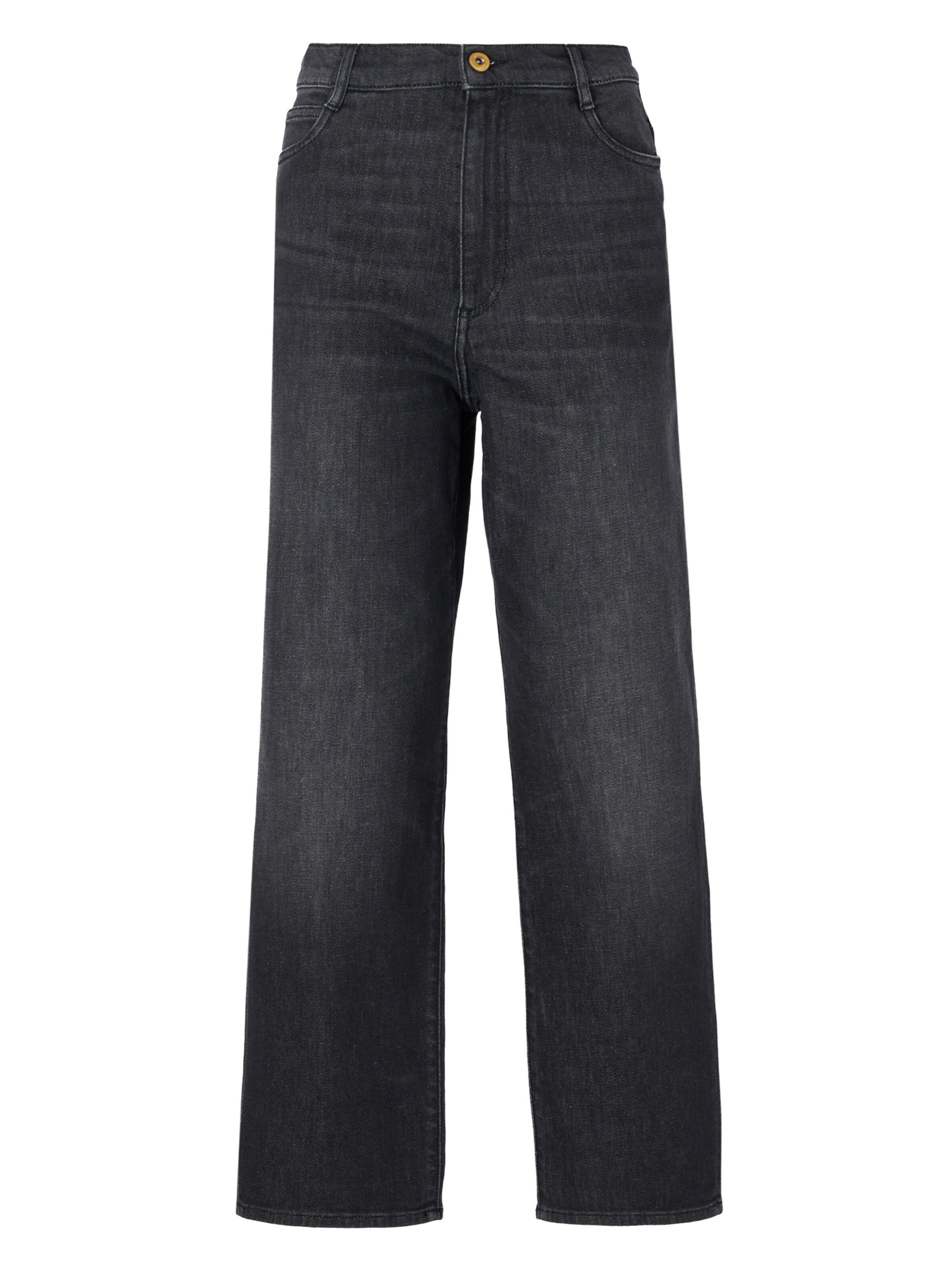 sessun Wide Leg Jeans 'Bay Cruise' in Schwarz: Vorderseite