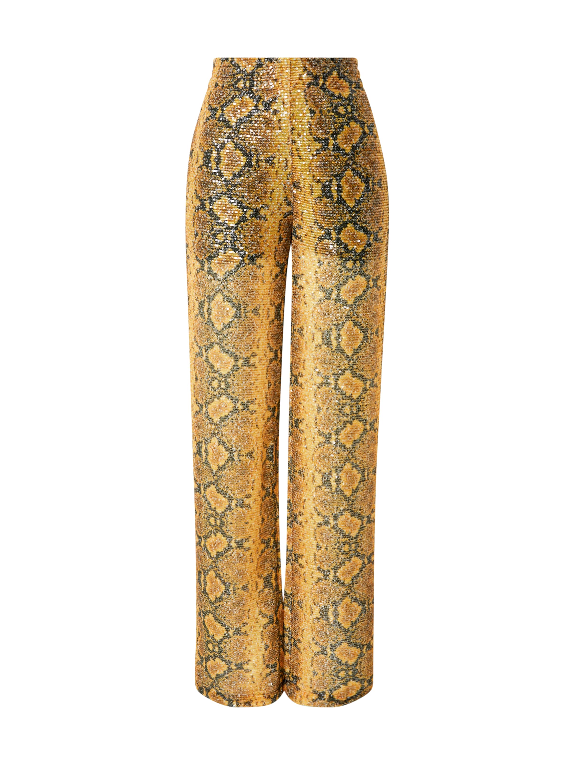 dzeltens GCDS Platas staras Bikses: no priekšpuses