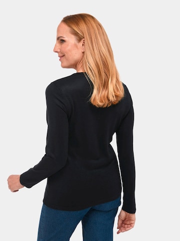 Goldner Pullover in Schwarz