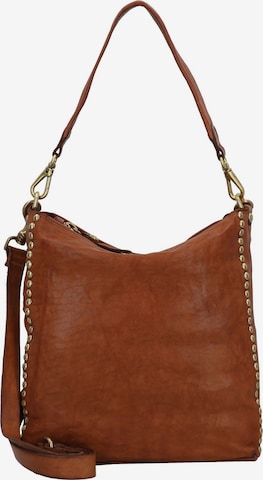 Campomaggi Schultertasche 'Lisa' in Braun: Vorderseite