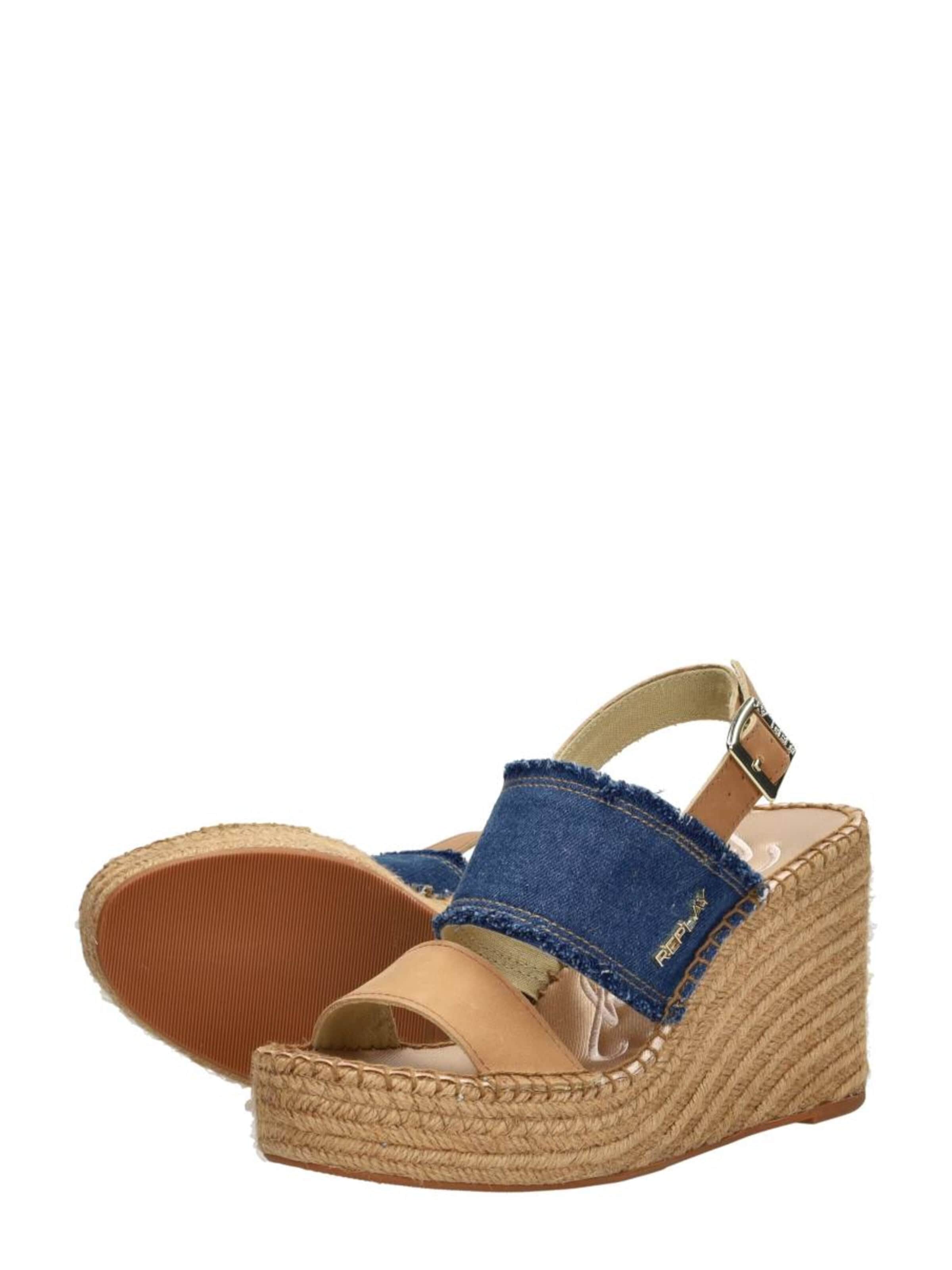 REPLAY Sandalen met riem 'Jess Band' in Blauw