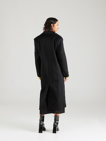 UNITED COLORS OF BENETTON Ανοιξιάτικο και φθινοπωρινό παλτό σε μαύρο