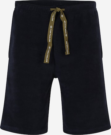 Regular Pantalon TOM TAILOR en bleu : devant