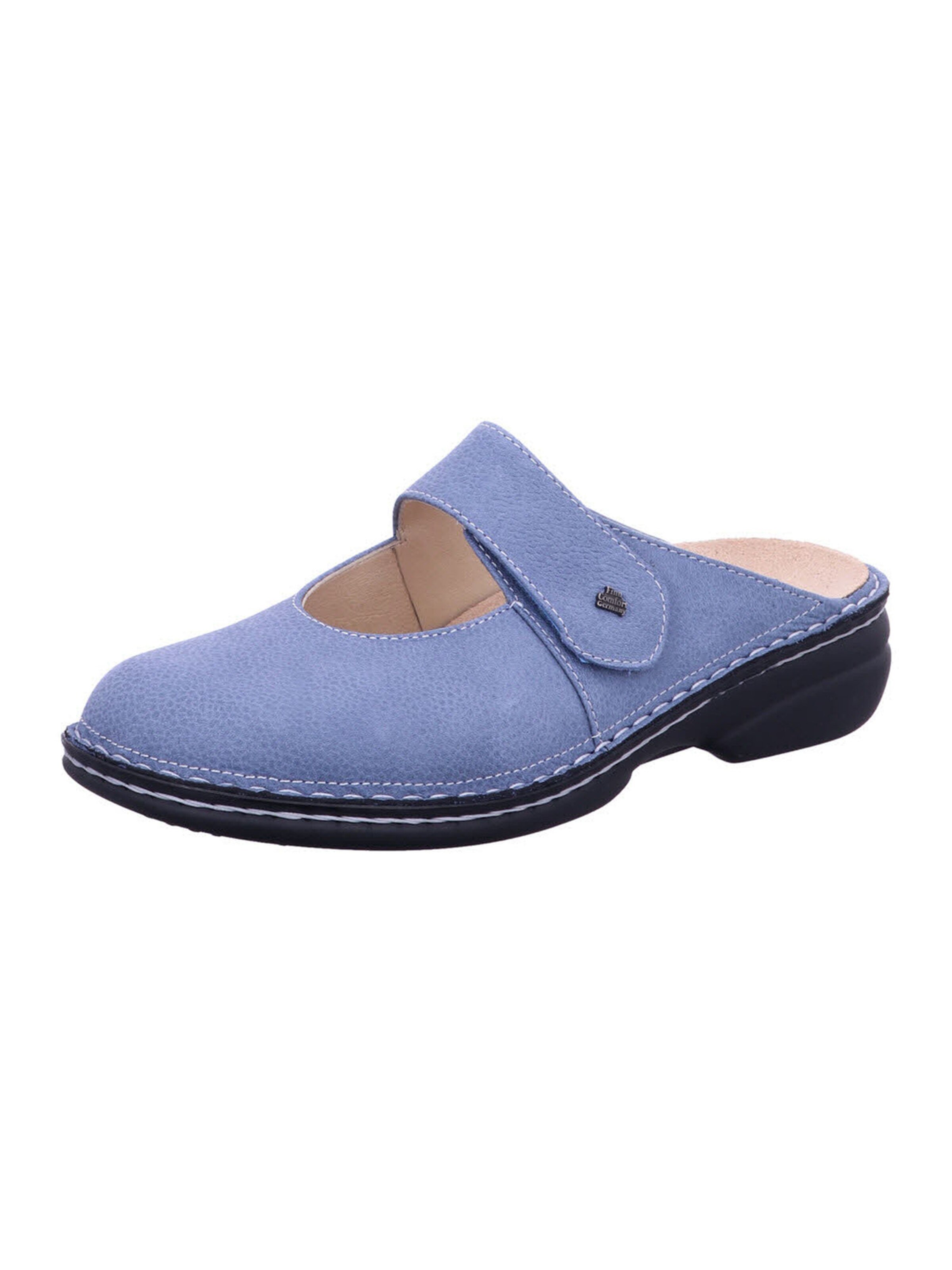Finn Comfort Mules 'Stanford' in Blue: front
